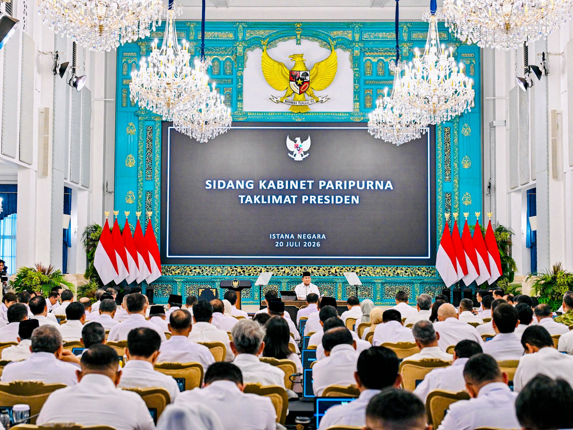 Sidang Kabinet Paripurna, Presiden Prabowo: Sistem Perlindungan Sosial Indonesia Salah Satu yang Terkuat di Dunia