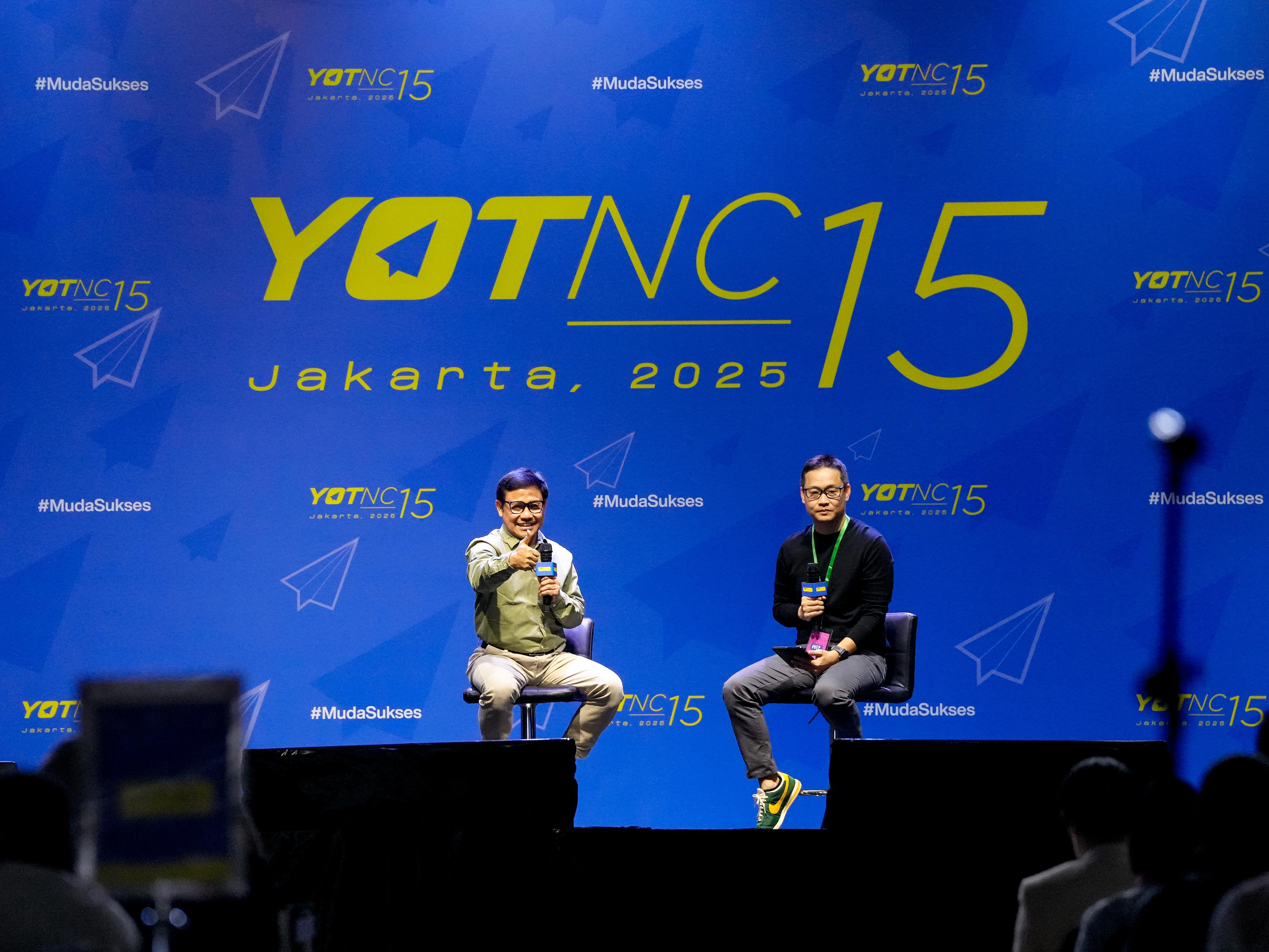 Hadiri YOTNC 2025, Cak Imin Dorong Kolaborasi Produktif Anak Muda
